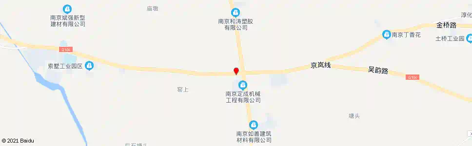 南京104国道茶岗_公交站地图_南京公交_妙搜公交查询2025