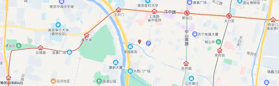 南京朝天宫西街_公交站地图_南京公交_妙搜公交查询2025