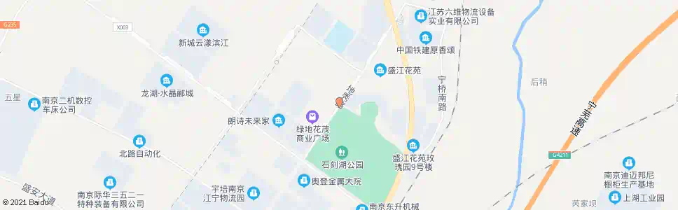 南京宝驰景秀苑_公交站地图_南京公交_妙搜公交查询2025