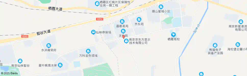 南京天佑苑_公交站地图_南京公交_妙搜公交查询2025