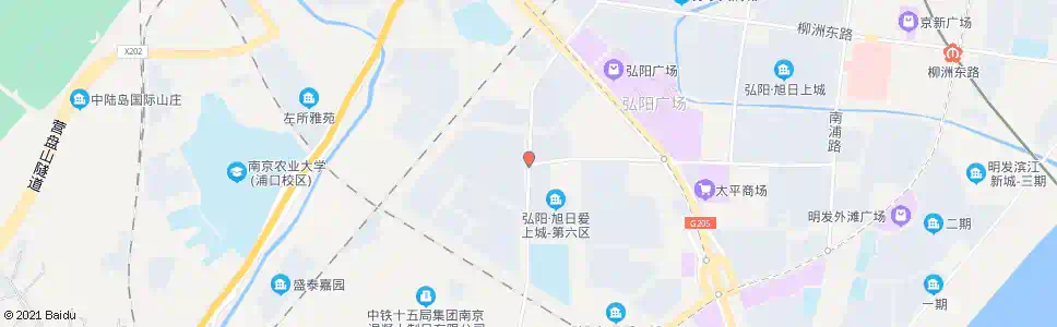 南京柳洲北路泰达路_公交站地图_南京公交_妙搜公交查询2025