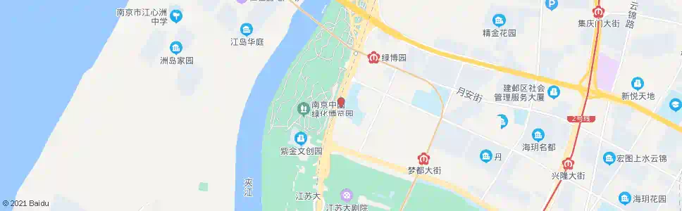 南京上湖北_公交站地图_南京公交_妙搜公交查询2025