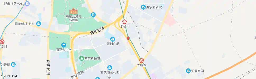南京卡子门总站_公交站地图_南京公交_妙搜公交查询2025