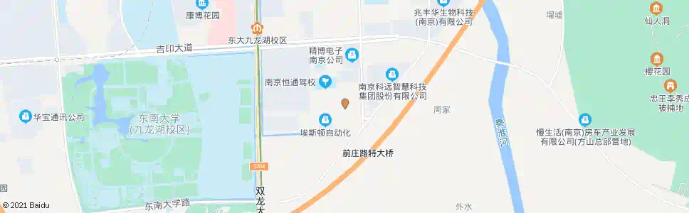南京燕湖路前庄路_公交站地图_南京公交_妙搜公交查询2025