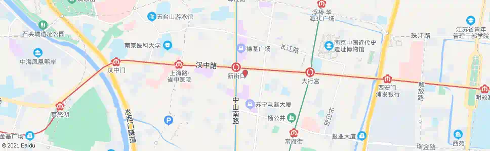 南京计算机中心_公交站地图_南京公交_妙搜公交查询2025