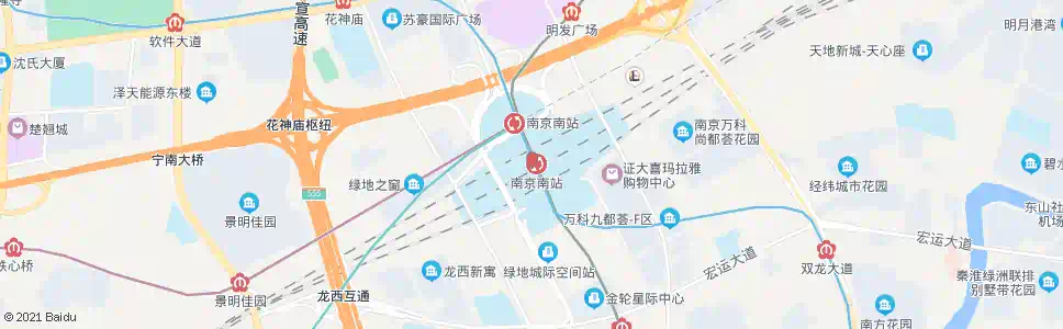 南京实小城南校区_公交站地图_南京公交_妙搜公交查询2025