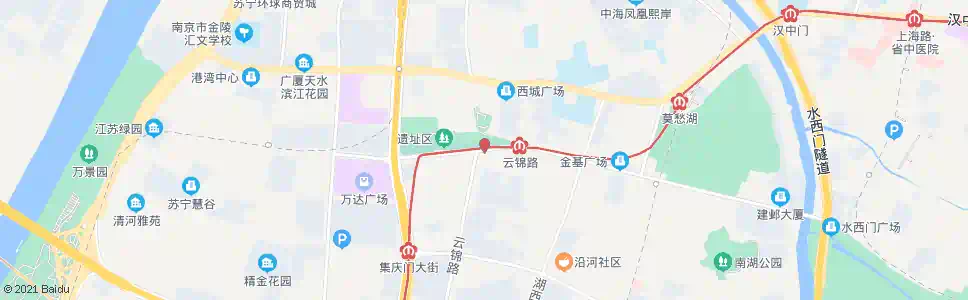 南京江东门纪念馆_公交站地图_南京公交_妙搜公交查询2025