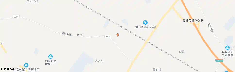 南京高旺_公交站地图_南京公交_妙搜公交查询2025