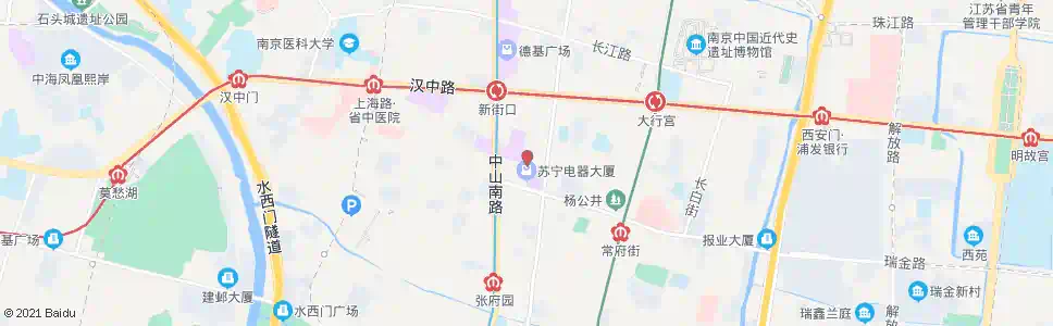 南京公安路_公交站地图_南京公交_妙搜公交查询2025