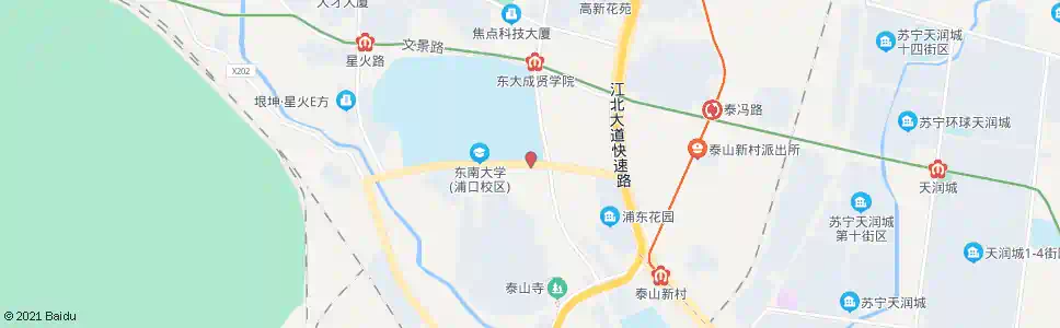 南京东大路高新路_公交站地图_南京公交_妙搜公交查询2025