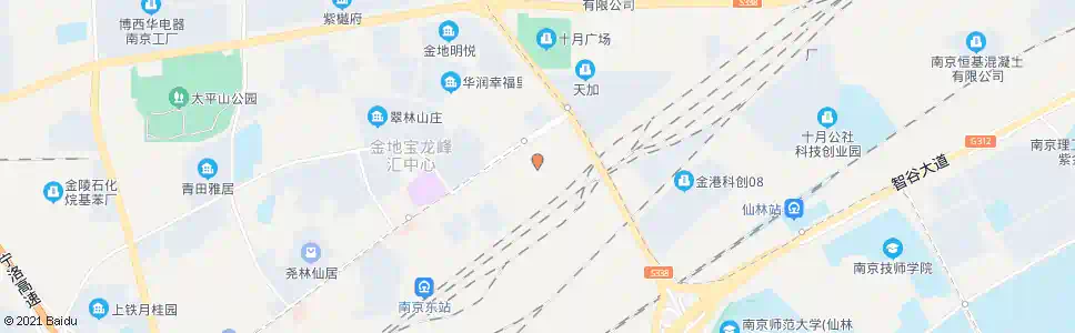 南京管道路东_公交站地图_南京公交_妙搜公交查询2025