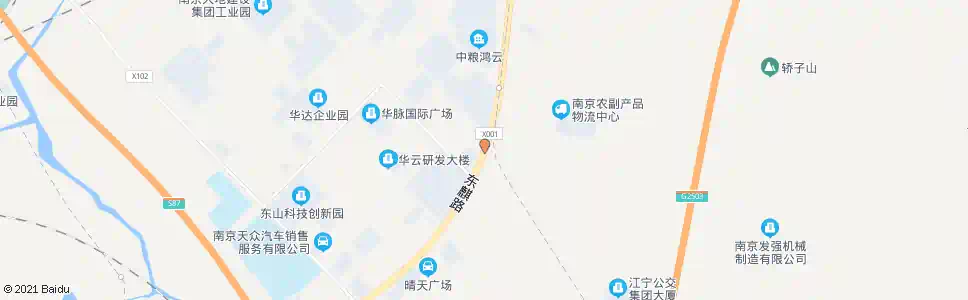南京农副产品物流西_公交站地图_南京公交_妙搜公交查询2025