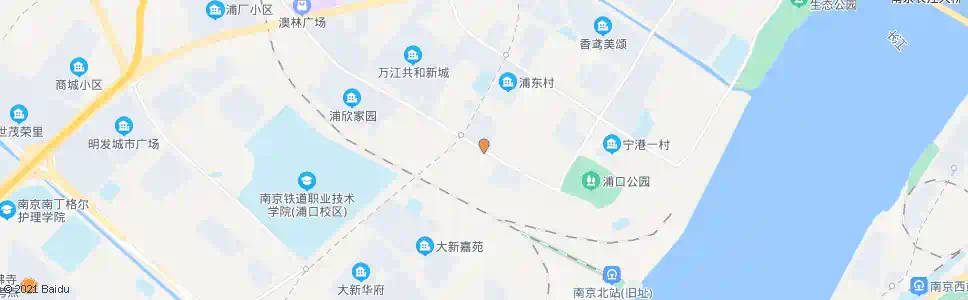 南京浦铁一村_公交站地图_南京公交_妙搜公交查询2025