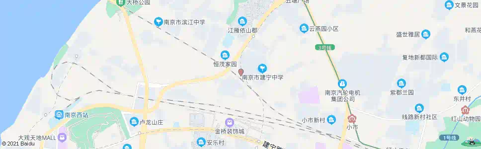 南京幕府南路北_公交站地图_南京公交_妙搜公交查询2025