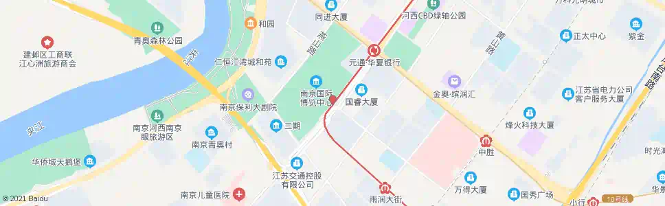 南京博览中心东门_公交站地图_南京公交_妙搜公交查询2025