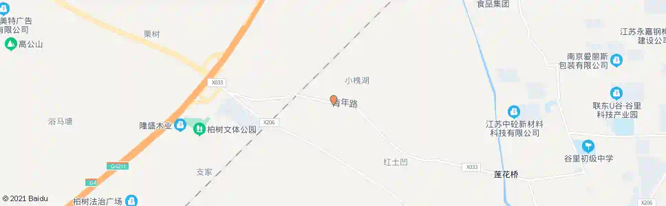 南京槐湖村_公交站地图_南京公交_妙搜公交查询2025