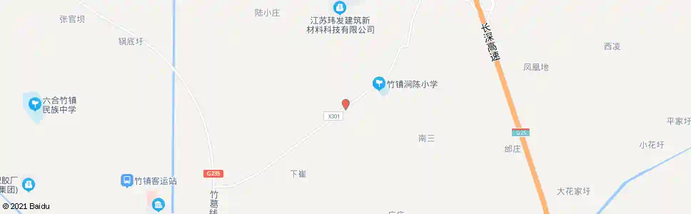 南京冶竹线涧陈路_公交站地图_南京公交_妙搜公交查询2025
