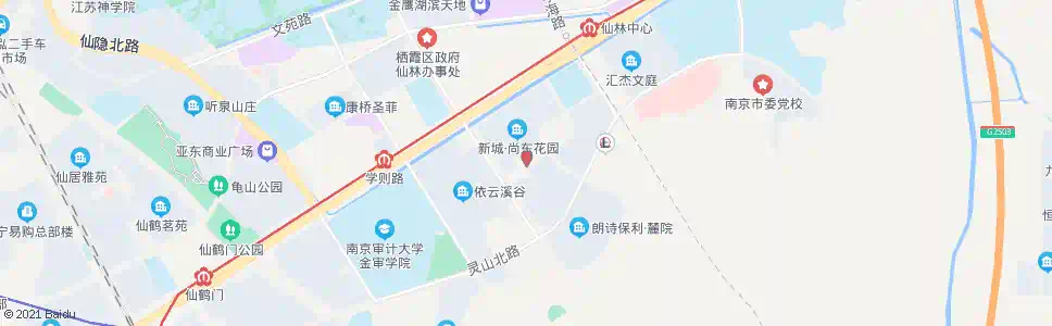 南京尚东路_公交站地图_南京公交_妙搜公交查询2025