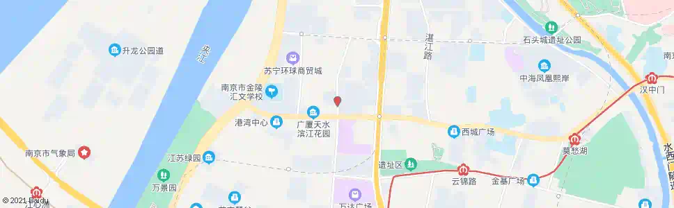 南京浦江路汉中门大街_公交站地图_南京公交_妙搜公交查询2025