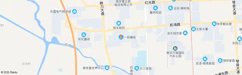 南京一品郦城_公交站地图_南京公交_妙搜公交查询2025