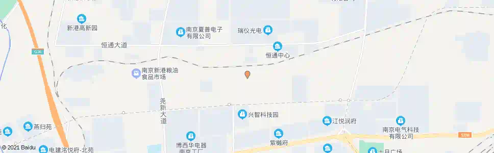 南京恒广路_公交站地图_南京公交_妙搜公交查询2025