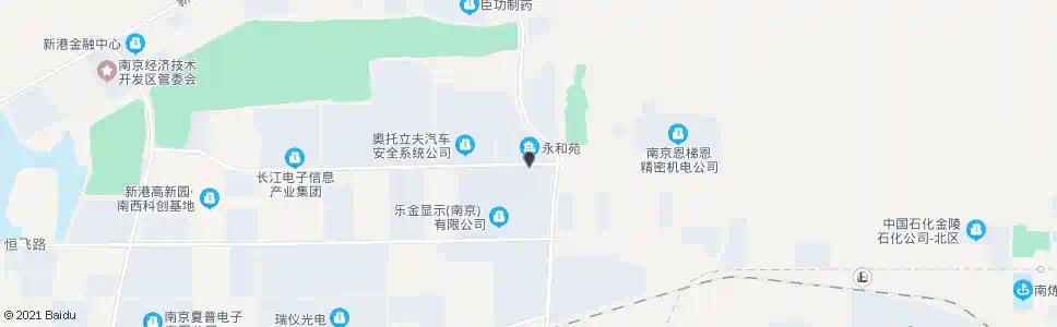 南京恒谊路东_公交站地图_南京公交_妙搜公交查询2025
