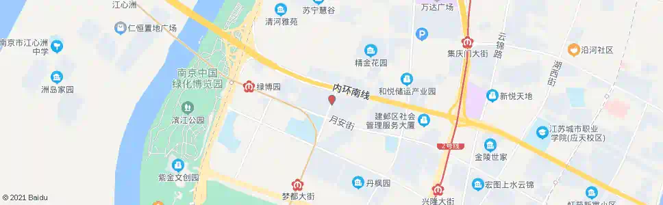 南京乐山路北_公交站地图_南京公交_妙搜公交查询2025