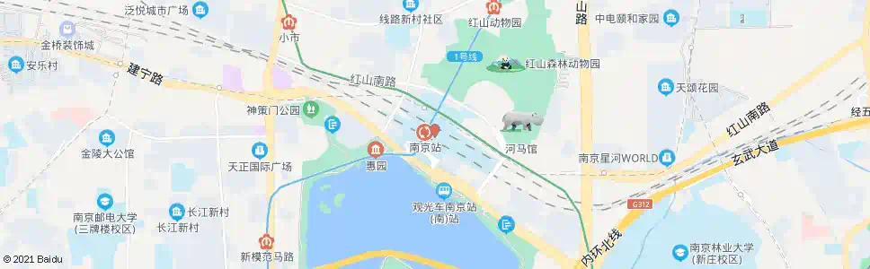 南京古柏_公交站地图_南京公交_妙搜公交查询2025
