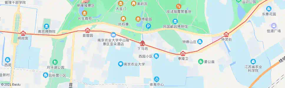 南京下马坊站_公交站地图_南京公交_妙搜公交查询2025