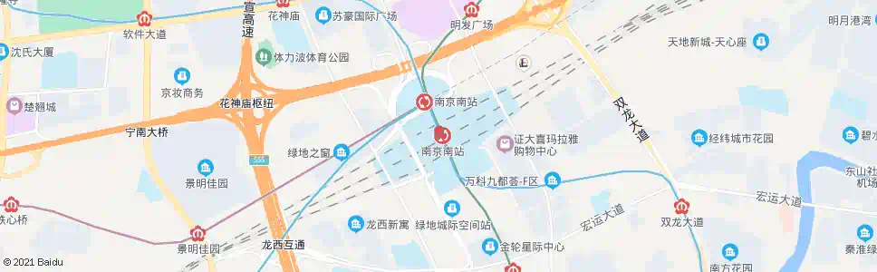 南京新湖大道南_公交站地图_南京公交_妙搜公交查询2025