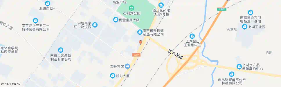 南京马物实业_公交站地图_南京公交_妙搜公交查询2025