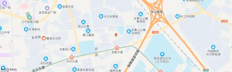 南京天景山中学_公交站地图_南京公交_妙搜公交查询2025
