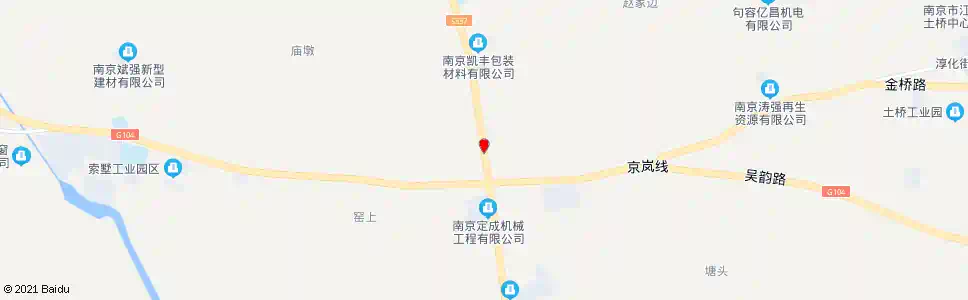 南京汤铜公路茶岗_公交站地图_南京公交_妙搜公交查询2025