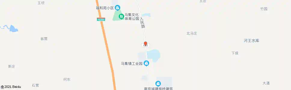 南京马集中学北_公交站地图_南京公交_妙搜公交查询2025