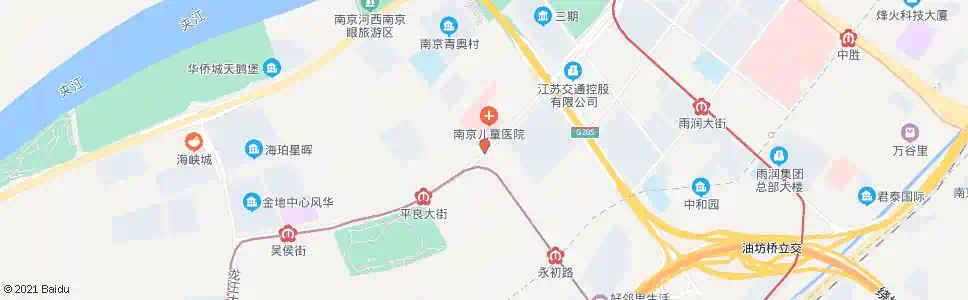 南京友谊街_公交站地图_南京公交_妙搜公交查询2025