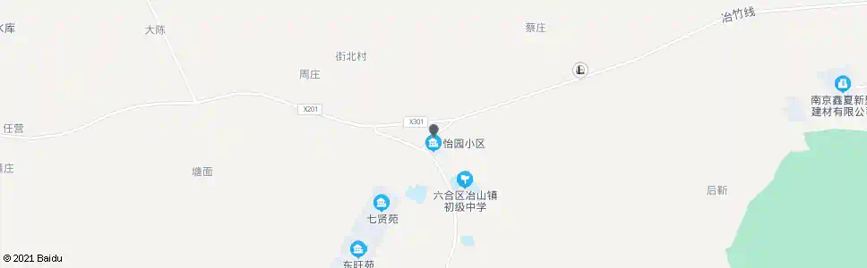 南京冶山镇北_公交站地图_南京公交_妙搜公交查询2025