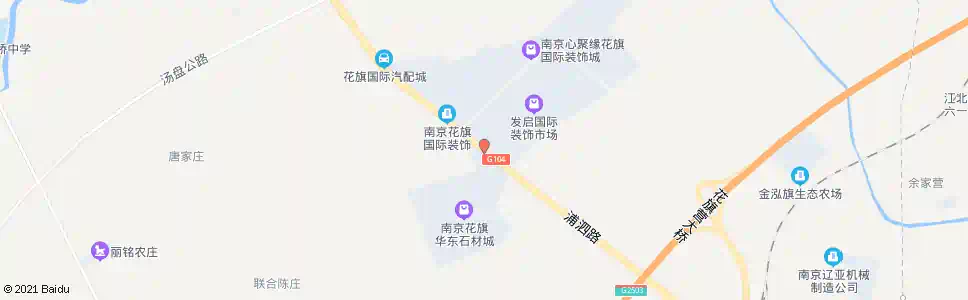 南京发启装饰城_公交站地图_南京公交_妙搜公交查询2025