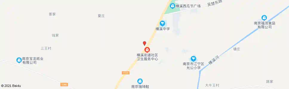 南京谷村_公交站地图_南京公交_妙搜公交查询2025
