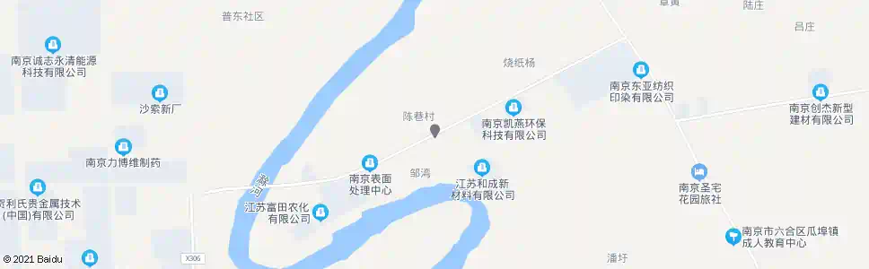 南京双巷路陈巷路_公交站地图_南京公交_妙搜公交查询2025