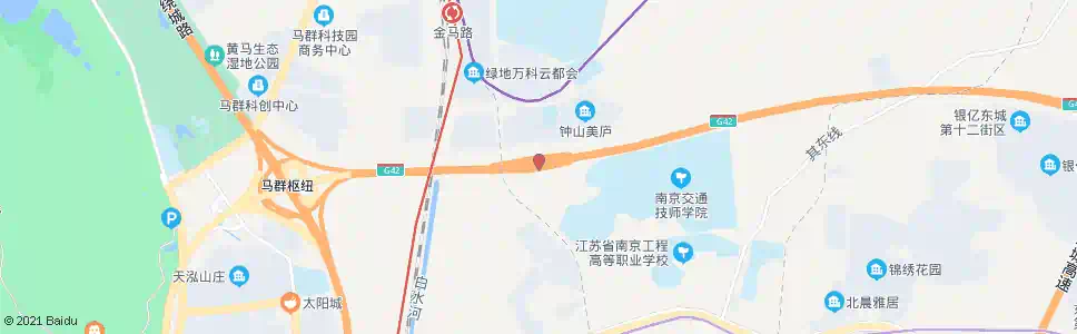 南京驾营_公交站地图_南京公交_妙搜公交查询2025