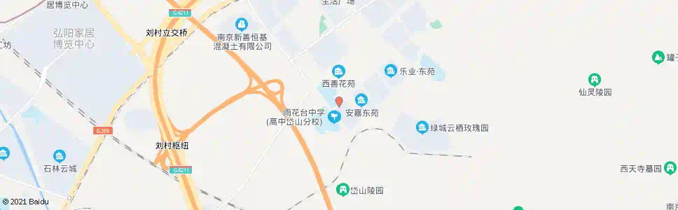 南京梅山村路_公交站地图_南京公交_妙搜公交查询2025