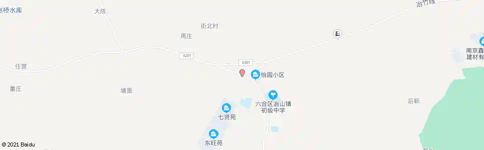 南京冶山镇西_公交站地图_南京公交_妙搜公交查询2025