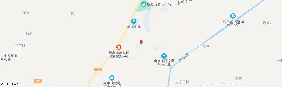 南京横溪菜场_公交站地图_南京公交_妙搜公交查询2025