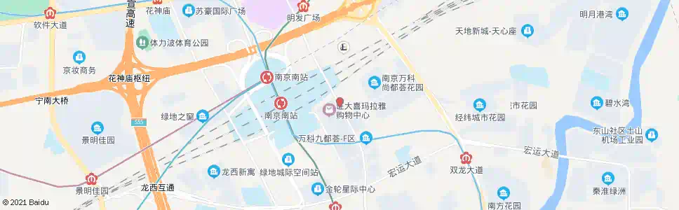 南京金阳东街_公交站地图_南京公交_妙搜公交查询2025