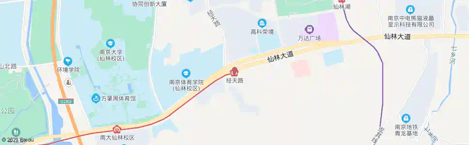 南京经天路地铁站_公交站地图_南京公交_妙搜公交查询2025