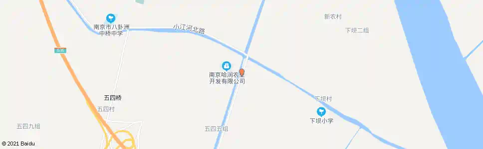 南京小江河桥南_公交站地图_南京公交_妙搜公交查询2025