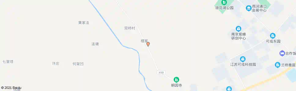 南京双桥基督教堂_公交站地图_南京公交_妙搜公交查询2025