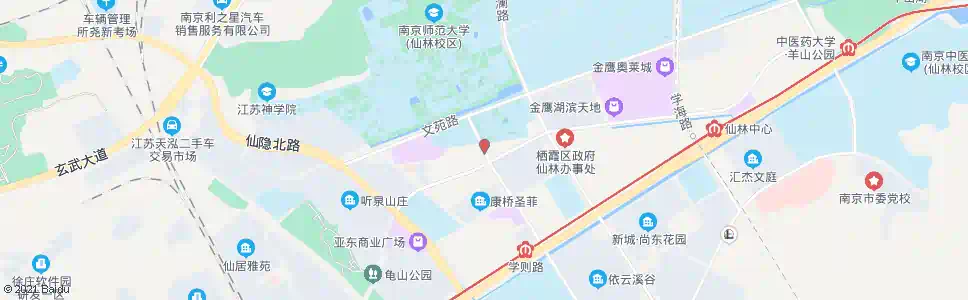 南京学衡路亚东新城区_公交站地图_南京公交_妙搜公交查询2025