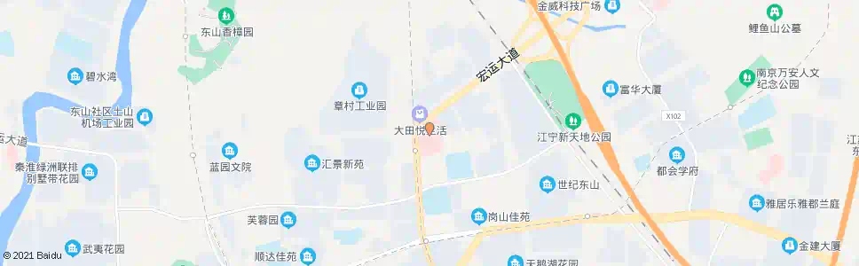 南京江宁中医院_公交站地图_南京公交_妙搜公交查询2025