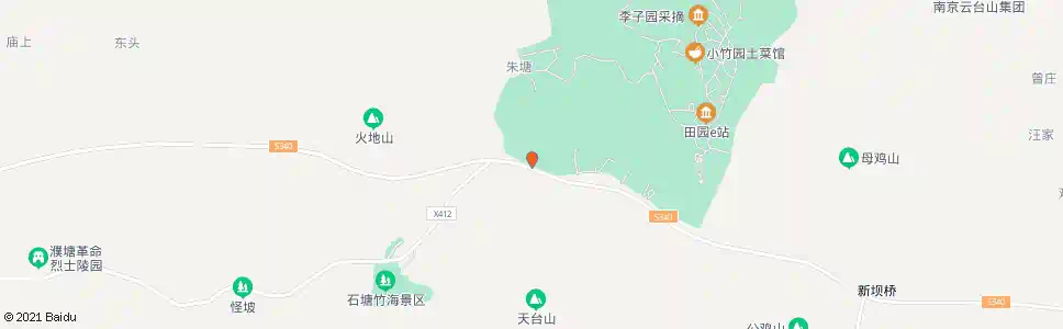 南京前石塘_公交站地图_南京公交_妙搜公交查询2025